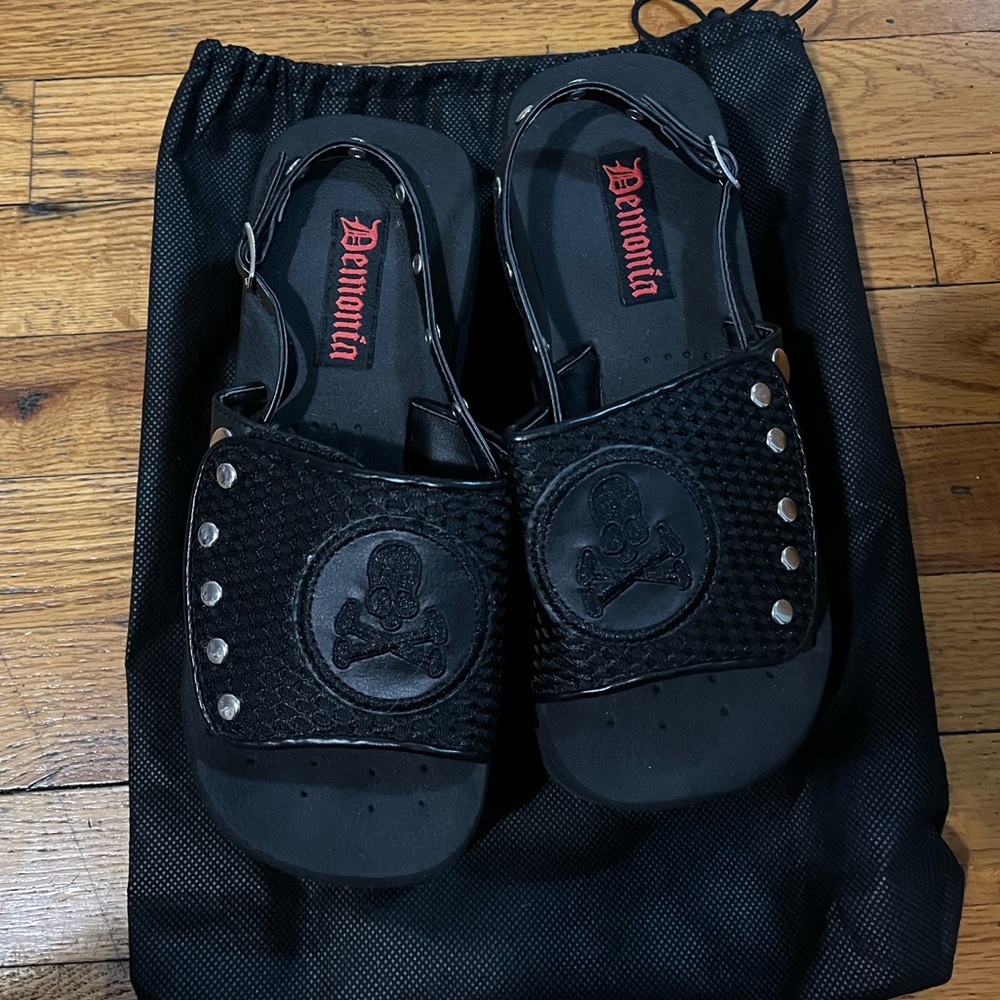 Demonia Platform Sandals Platform Slides